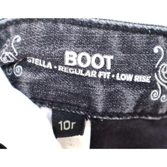 Express Jeans Stella Boot Low Rise Regular Fit Size 10R Grunge Y2K - Picture 3 of 11